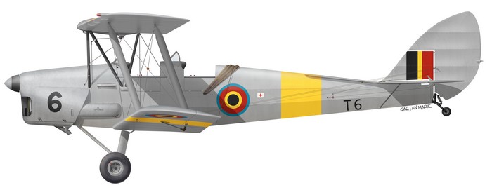 DH.82A Tiger Moth, Belgium, T-6