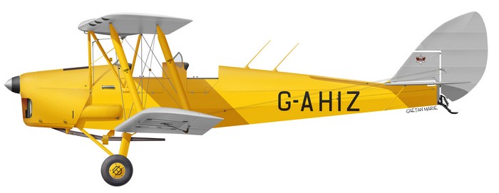 DH.82A Tiger Moth, G-AHIZ