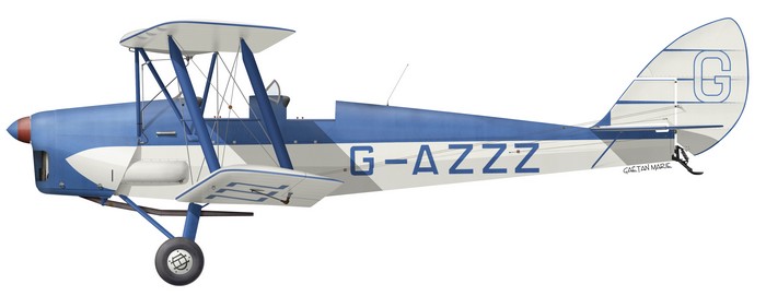 DH.82A Tiger Moth, G-AZZZ