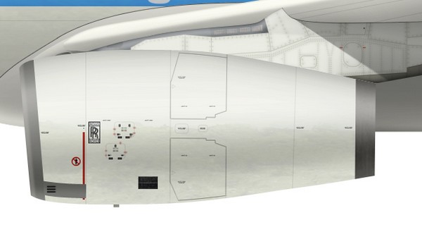 France, A330-243, F-HCAT, Corsair Fly, 2012 -detail