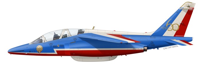 France, Alpha Jet E165, 60 ans de la PAF