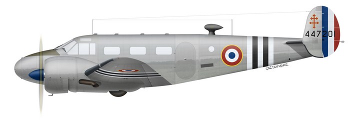 France, C-45F, 44-47201, 1944