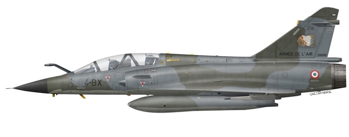 France, Mirage 2000N No 356, EC 2~4 Lafayette