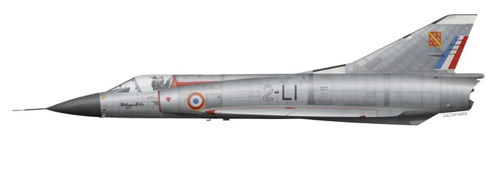 France, Mirage IIIC No 49, EC 3-2 Alsace, 1968