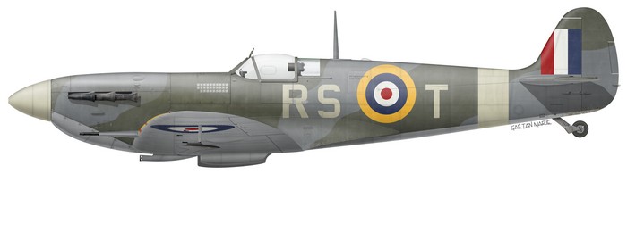 UK, Spitfire Mk Vb, BL336, Robert Stanford-Tuck, Biggin Hill Wing, 28 Jan 1942