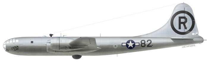 US, 44-86292, B-29-45-MO, Enola Gay, 393 BS, 509 CG