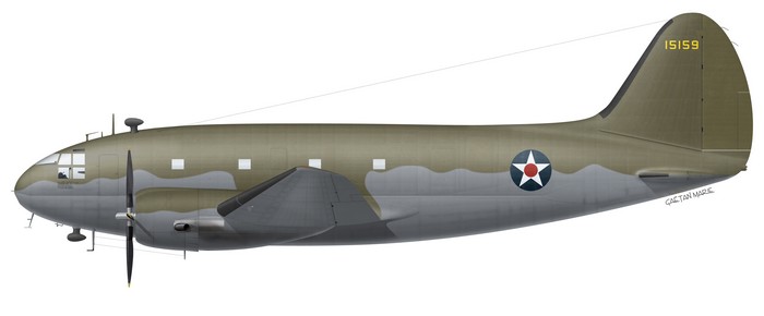 US, C-46A-CU, 41-5159, 1942