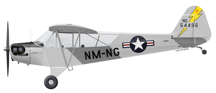 US, L-4J, 45-4496, N5580, ex NM NG